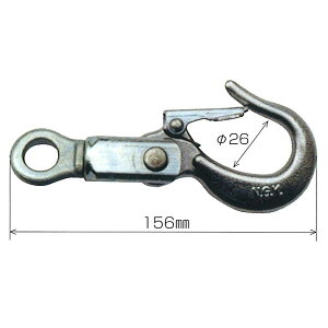 NAGAKI(永木精機):回転フック 20552 張線器 ハルー ワイヤー締結 ヒッパラ ベルトタイプ 絶縁型 28-1 20552 MWS20HB