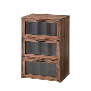 【地域制限有】【メーカー直送】東谷 フラップチェスト ブラウン CCR-107 アンティーク インテリア 収納 リビング おしゃれ ヴィンテージ かわいい