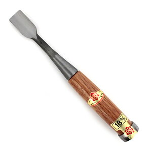 三木章刃物 木彫ノミタタキ浅丸 18MM 4952631171801 大工道具 のみ・彫刻刀・鉋