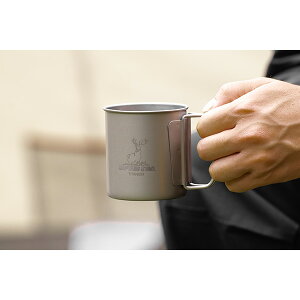 CAPTAIN STAG(キャプテンスタッグ) チタン製シングルマグカップ300 UH-4502 アウトドア キャンプ ピクニック 食器 チタン製 軽い コンパクト