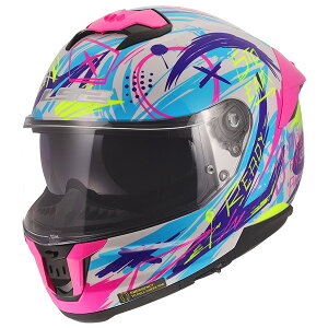 LS2 HELMETS �W���p���t�B�b�g���f�� STREAM2 WHITE PURPLE S 4562343606166
