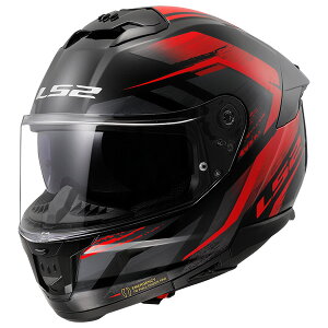 LS2 HELMETS �W���p���t�B�b�g���f�� STREAM2 BLACK RED L 4562343606081