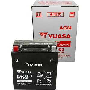 �o�C�N�p�o�b�e���[ YTX16-BS�@�t����[�d�� TY-YTX16-BS