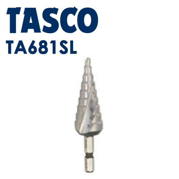 通常作業用 幅広い金属に対応 4528422242557 TASCO タスコ 単品 ふるさと割 TA681SL 適合サイズ4～22mm :ステップドリル 2020A W新作送料無料