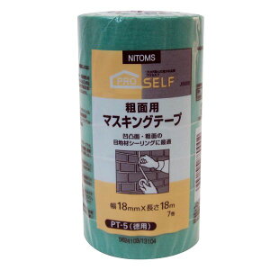 �j�g���Y �e�ʗp�}�X�L���O�e�[�v PT-5 18mm×18m �i7P�j J8000