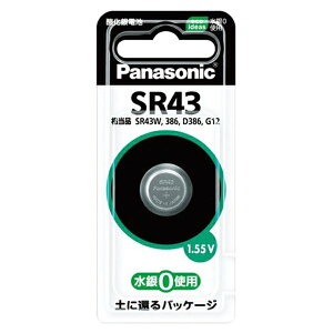 Panasonicipi\jbNj {^^_dr `F1.55V ΉpbP[W SR43P pi Lb` ItBX  G pi Օi `1.55V SR43P 00819