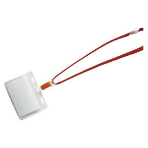 クラウン 吊り下げ名札 (脱着式) 10枚入 赤 10枚 CR-NF-477-R CR-NF-477-R 事務用品 文房具 筆記具 ファイル 机上整理 証明 名札 71241