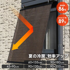 【2点以上購入で100円OFF！ 7/11まで】【あす楽】日よけ スクリーン ル・ソレイユ 省エネ 遮熱 遮光 UVカット 屋外 目隠し サンシェード スダレ ベランダ テラス 目隠し おしゃれ のれん サイズ 簾 軽量 サイズ SN-4590 SN-6013 SN-9012 SN-9018 SN-9022