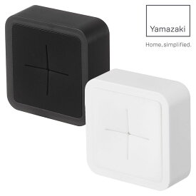 山崎実業 マグネットキッチンタオルホルダー ホワイト/ブラック TOWER タワー マグネット付き タオル 冷蔵庫 台所 キッチン くっつく ホルダー ふきん フック ラック 収納 洗面所 おしゃれ 洗濯機 ハンドタオル シンプル かわいい インテリア 目立たない 整理 便利グッズ