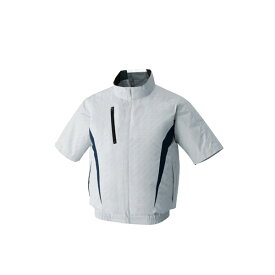 アタックベース 空調風神服裏チタン半袖ブルゾン ホワイトカモM 100 半袖 クール 猛暑 現場作業 服 熱中症 暑さ 対策 100