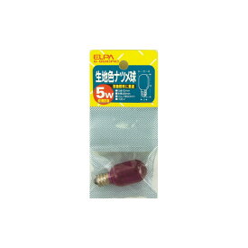 ELPA（エルパ）:生地色ナツメ球5W Gー05H（PK）