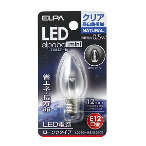 ELPA�i�G���p�j LED�d�����[�\�N�`E12 LDC1CN-G-E12-G305 LDC1CN-G-E12-G305