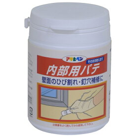アサヒペン:内部用パテ 400g ホワイト 4970925600448 補修材 パテ 内部用 ホワイト