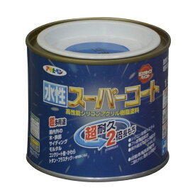 アサヒペン 水性スーパーコート 1/5L 空色 4970925412478