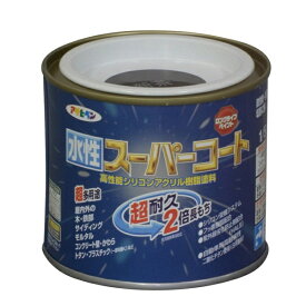 アサヒペン 水性スーパーコート 1/5L 新茶 4970925412454