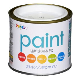 アサヒペン 水性多用途EX 1/5L 白 4970925459114