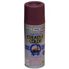 アサヒペン クリエイティブカラースプレー 300ML 24ディープレーズン 4970925502636