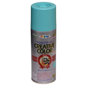 アサヒペン:クリエイティブカラースプレー 300ML 75ミントグリーン 4970925503312 塗料 ペンキ スプレー エナメル樹脂 クリエイティブスプレー 4970925503312