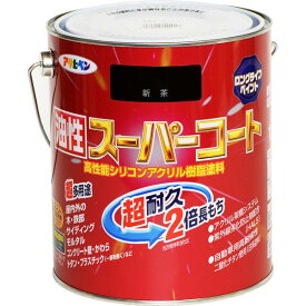 アサヒペン 油性スーパーコート 1.6L 新茶 4970925544223