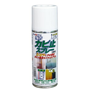 アトムハウスペイント カビ止スプレー 300ML 4971544101026 かび カビ 浴室 台所 押入れ 下駄箱 家具