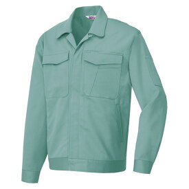 AITOZ（アイトス） ベストコットン 長袖ジャンパー （配色なし） ターコイズ 5L 777 作業着 作業服 作業用ジャンパー 綿100％ジャンパー 777