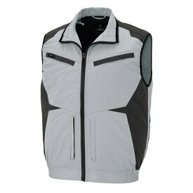 ＜限定400円OFFクーポン配布中＞AITOZ（アイトス）:ベスト 空調服 （R） （男女兼用） シルバーグレー 6L 30587 暑さ対策 ベスト型 フルハーネス外付け対応 30587