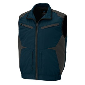 AITOZ（アイトス） ベスト 空調服 （R） （男女兼用） ディープネイビー LL 30587 暑さ対策 ベスト型 フルハーネス外付け対応 30587