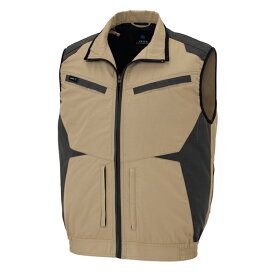 AITOZ（アイトス） ベスト 空調服 （R） （男女兼用） カーキ LL 30587 暑さ対策 ベスト型 フルハーネス外付け対応 30587