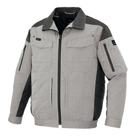 ＜限定400円OFFクーポン配布中＞AITOZ（アイトス）:長袖ジャケット 空調服 （R） （男女兼用） モクグレー 4L 30699 暑さ対策 熱中症対策 長袖ブルゾン型 フルハーネス外付け対応 30699