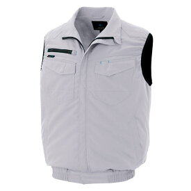 AITOZ（アイトス） ベスト 空調服 （R） （男女兼用） シルバーグレー SS 2997 暑さ対策 ストレッチ 軽量 2997