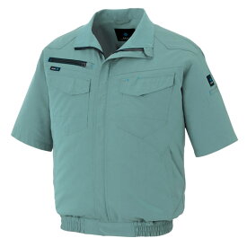 AITOZ（アイトス） 半袖ブルゾン 空調服 （R） （男女兼用） ターコイズ S 2998 暑さ対策 ストレッチ 軽量 2998