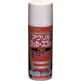 【地域制限有】【メーカー直送】ニッペホームプロダクツ アクリルラッカースプレー TRY グレー 300ml 4976124253614 スプレー アクリル ラッカー 光沢 灰