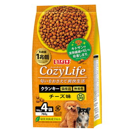 いなばペットフード:いなば CozyLifeクランキー チーズ味 190g×4袋 4901133837852 匂いをおさえて爽快生活！