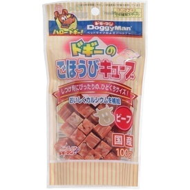 ドギーマンハヤシ ドギーのごほうびキューブ ビーフ 100g 4976555800197 犬 おやつ 間食 スナック ドギーマン ジャーキー 犬 おやつ 間食 スナック ドギーマン ジャーキー