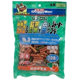 ドギーマンハヤシ ヘルシーエクセル ササミ&野菜+魚入ジャーキーフード 400g 4976555811148 犬 おやつ 間食 スナック ドギーマン ジャーキー ササミ＆野菜+魚入ジャーキーフード 犬 おやつ 間食 スナック ドギーマン ジャーキー