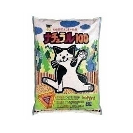 スーパーキャット ナチュラル100 8L 4973640100101 猫 猫砂 トイレ 木 砂 天然木 可燃ごみ 可燃ゴミ