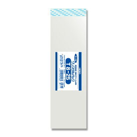 HEIKO（ヘイコー）:【100枚】OPP袋 クリスタルパック T8-25 （テープ付き） 006743800 透明袋 透明 パック 袋 PP袋 OPP クリスタルパック