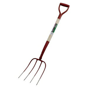 高儀:ムラクニ 木柄農用フォーク 4本爪 4907052742703 高儀 草刈 除草 集草 畜産 牧草