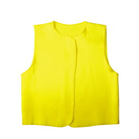 アーテック ソフトサテンベスト J 黄 14473 運動会 発表会 イベント ハッヒ