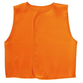 アーテック ソフトサテンベスト C オレンジ 14997 運動会 発表会 イベント ハッヒ