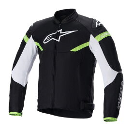 アルパインスターズ:AXIOM SUPERAIR JACKET *ASIA 1263 BLACK WHITE GREEN FLUO S 8059347145983 アルパインスターズ メッシュ ライディングジャケット