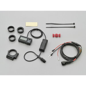 DAYTONA(デイトナ) デジタル電圧計&USB電源 「e +CHARGER」メインキー連動 1607