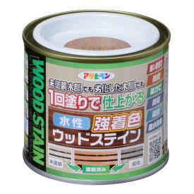 アサヒペン 水性強着色ウッドステイン　1／5L　ライトオーク 4970925464477