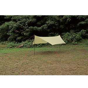 CAPTAIN STAG(キャプテンスタッグ) トレッカー ヘキサタープセット350x280UV (カーキ) UA-1091