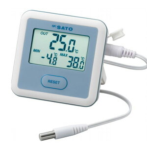 佐藤計量器製作所 デジタル最高最低温度計(1840-00 PC-351