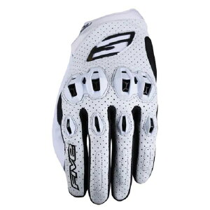 FIVE�i�t�@�C�u�j STUNT EVO 2 LEATHER WHITE L 3841300107313 FIVE�@�O���[�u�@ STUNT EVO 2
