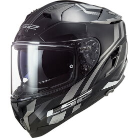 あす楽 LS2 HELMETS:【国内正規品】CHALLENGER F BLACK TITANIUM XXLサイズ 1198A906