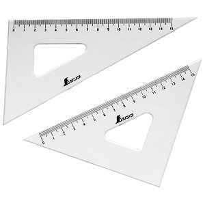 シンワ測定 三角定規18cm 2枚組 77066 4960910770669 大工道具 測定具