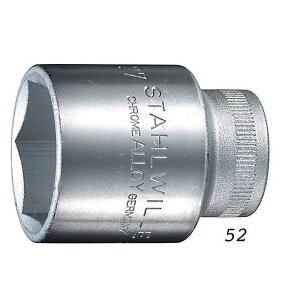 STAHLWILLE�i�X�^�r���[�j 52-27 �i1/2SQ�j�\�P�b�g �i6�p�j �i03030027�j 52-27