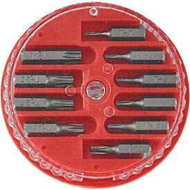 【メーカー直送】JTCオートツールズ 10PCS 穴開き5PTスタービットセット JTC5362 工具 スタービット JTC5362 SST 特殊工具 自動車